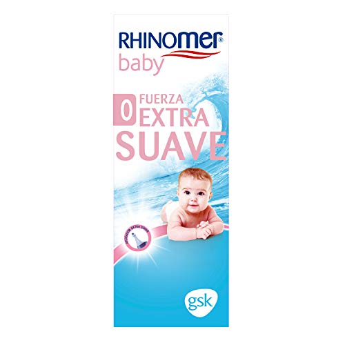 Rhinomer Baby, Spray Nasal, 100% Agua de Mar de Origen Natural, Fuerza Extra Suave para Bebés, 115 ml