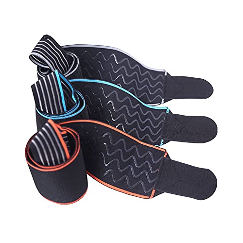 RIGRIN Tobillera ajustable para protección deportiva, fascitis plantar, tendinitis de Aquiles, daño de ligamento, recuperación de lesiones, talla única para hombres y mujeres (azul)