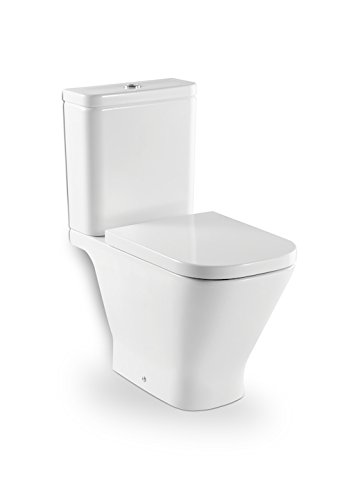 Roca A801470004 The Gap Standard - Tapa y asiento para inodoro, distancia entre los orificios de anclaje: 16 cm, Blanco, 453.5 x 350 x 35 mm