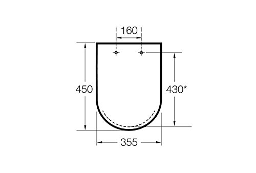 Roca A801780004 Dama - Tapa y Asiento para Inodoro, Blanco