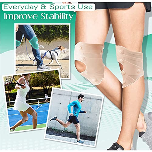 Rodillera Impermeable Ultrafina de Silicona, Rodillera para Deportes acuáticos,Soporte De Rodilla Antideslizante De Alta Elasticidad,para Deportes Al Aire Libre, NatacióN Y Fitness