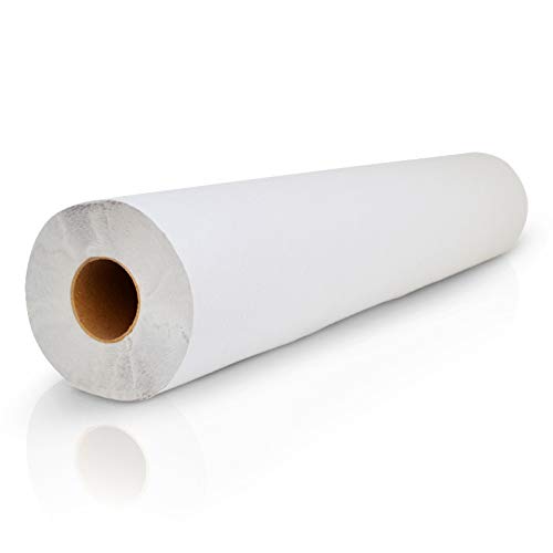 Rollo de papel camilla 75m | (Precortado 40 cm) 6 Unidades (1.5 kg por unidad) ECO blanco