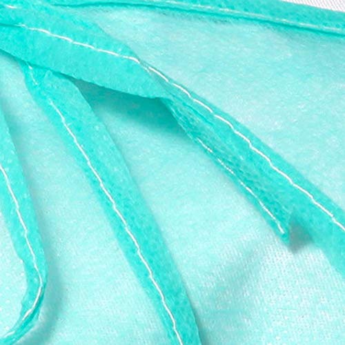 Ropa 10pcs protectora desechable,Bata Aislamiento Desechable, PuñOs EláSticos, Batas QuirúRgicas,Bata de protección unisex,verde