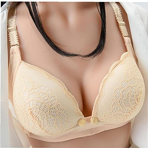 Ropa de Maternidad Mothercare, Sujetador de enfermería Maternity Push Up Push Up Bras Manos Manos Bra Free Bra Free para Mujer Embarazada Beige 36 / 80BC