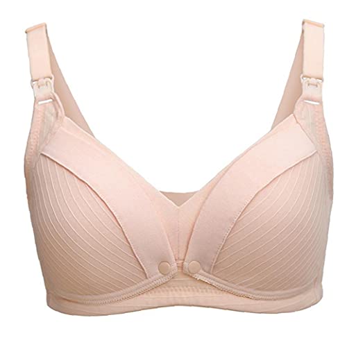 Ropa de Maternidad Mothercare, Sujetador de enfermería Push Up Maternity Bras Manos Manos Bra Free Bra Sujetador Gratis para Mujer Embarazada Beige 38c