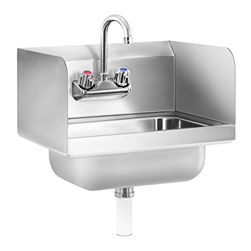 Royal Catering - RCHS-2 - Lavamanos Acero Inoxidable con Grifo