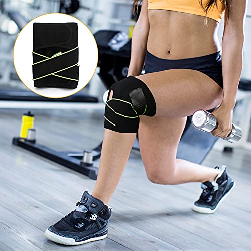 Ruicaifu Rodilleras Deportivas Protector de Rótula Ajustable Soporte de Rodilla Antideslizante y Transpirable Apoyo para Dolor de Artritis, Correr, tenis , Béisbol, Baloncesto