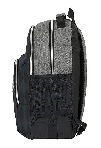 Safta Mochila Escolar de Harry Potter Hogwarts, 320x150x420 mm, Negro/Gris