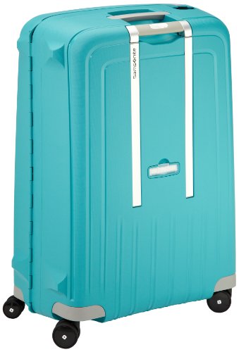 Samsonite S'Cure Spinner - Maleta de equipaje, L (75 cm - 102 L), Azul (Aqua Blue)