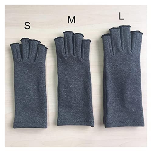 Sanzjwyl 1 Doble Unisex Hombres Mujeres Terapia Guantes de Compresión Mano Article Article Dolor Alivio Atención de Salud Maldito Guantes (Tamaño : M+)