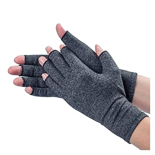 Sanzjwyl 1 Doble Unisex Hombres Mujeres Terapia Guantes de Compresión Mano Article Article Dolor Alivio Atención de Salud Maldito Guantes (Tamaño : M+)