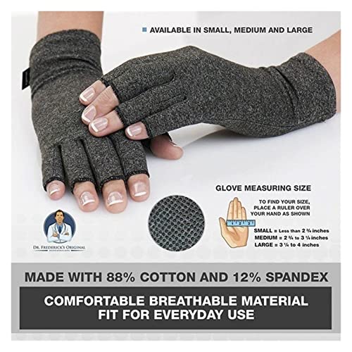 Sanzjwyl 1 Pareja Anti-artrítis Alivio El Dolor de Calentamiento Guantes Guantes Guantes de compresión Negros Guantes de Artritis de Invierno Guantes de Pantalla táctil (Color : 4, Tamaño : S+)