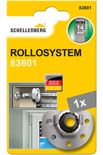 Schellenberg 83601 Soporte de Pared con rodamiento de Bolas para Sistemas Mini 14 mm, Plata