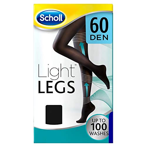 Scholl - Medias de compresión, 60 DEN, color negro, Talla S