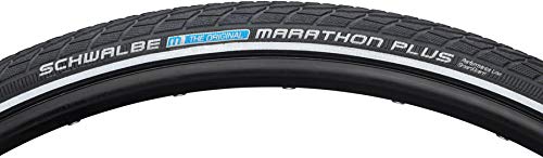 Schwalbe Marathon Plus Fahrrad Reifen // 28-622 (28×1,10´´), Ausführung:Schwarz, Neumáticos para Bicicleta, Adultos Unisex, Schwarz, Drahtreifen, Talla Única