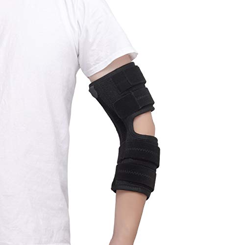 Scurnhau Codera Ajustable， Codera de Epicondilitis, Soporte de Codo para Tendinitis el Síndrome del Túnel Cubital, Lesiones, Fracturas de Codo y Alivio del Dolor de Artritis (L/XL)