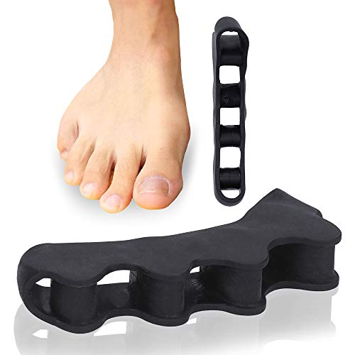 Separador de dedos contra Hallux Valgus, vendaje correctivo, separador de dedos de los pies, material de silicona de gel blanco, para hombre y mujer, respetuoso con la pie y sin BPA