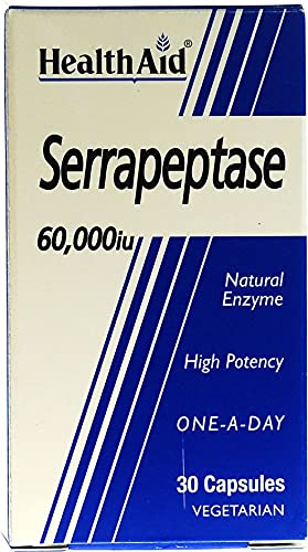 Serrapeptasa 30 capsulas HEALTH AID 60.000ui