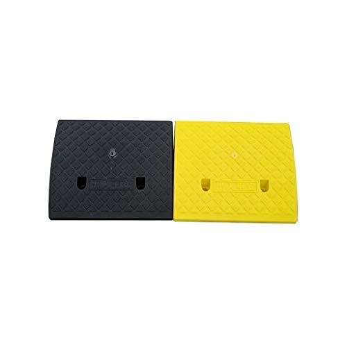 Servicio rampas for sillas de Ruedas Hotel Cuesta Arriba cojín fácil de Llevar a casa de Reposo for discapacitados en Silla de Ruedas rampas (Color : Yellow, Size : 50 * 33 * 17CM)