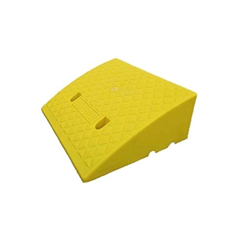 Servicio rampas for sillas de Ruedas Hotel Cuesta Arriba cojín fácil de Llevar a casa de Reposo for discapacitados en Silla de Ruedas rampas (Color : Yellow, Size : 50 * 33 * 17CM)