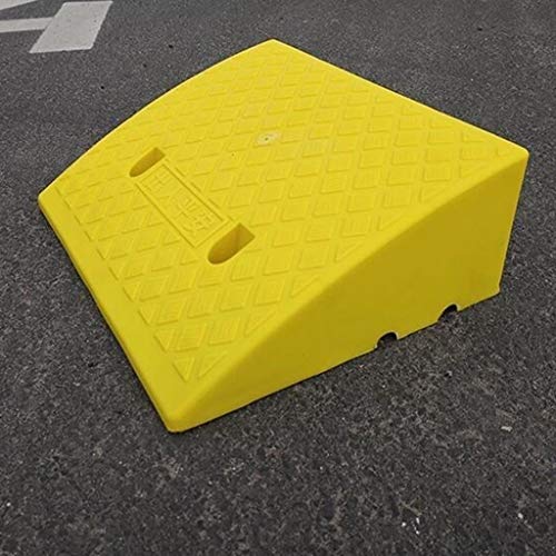 Servicio rampas for sillas de Ruedas Hotel Cuesta Arriba cojín fácil de Llevar a casa de Reposo for discapacitados en Silla de Ruedas rampas (Color : Yellow, Size : 50 * 33 * 17CM)