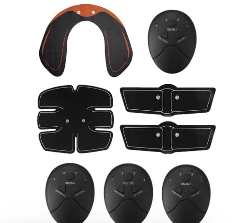 Set electroestimulador Muscular Abdomen Brazos y gluteos Cinturon Fitness masajeador Abdominales Trainer