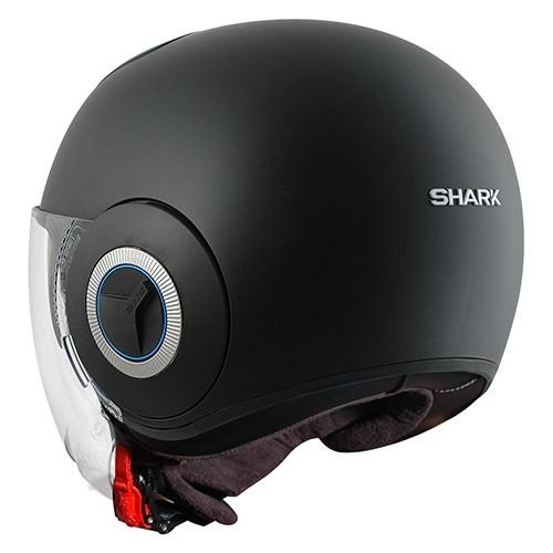 Shark Shark Nano Casco Jet, Negro Mate, M (57/58)