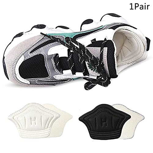 SHIYONG 2 Piezas Crash Plantilla Parche Zapatos Pegatina Trasera antidesgaste Almohadilla para pies cojín Antideslizante Zapatillas Deportivas talón