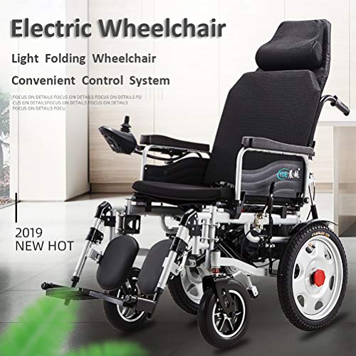 Silla De Ruedas Eléctrica Ligera Y Plegable, Silla De Movilidad con Batería De Litio Extraíble, Sillas De Ruedas Motorizadas, silla de ruedas eléctrica plegable ZZLYY