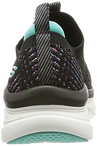 Skechers D'lux Walker Star Stunner, Zapatillas Mujer, Black, 37 EU