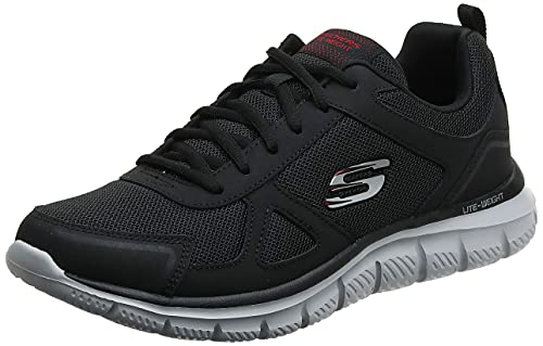 Skechers Track-scloric 52631-bkrd, Zapatillas Unisex Adulto, Negro, 44 EU