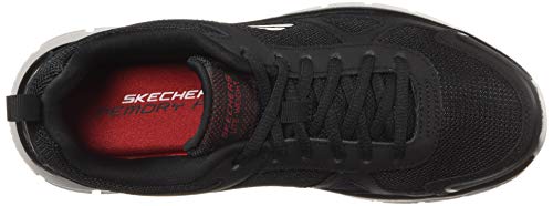 Skechers Track-scloric 52631-bkrd, Zapatillas Unisex Adulto, Negro, 44 EU