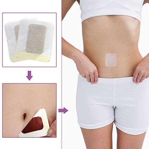 Slimming Patches, Parches Adelgazantes, Weight Loss Sticker, Parche de Adelgazamiento Rápido Anticelulítico y Quemagrasas para Barriga de Cerveza, Cintura de Grasa del Vientre (30 Piezas)