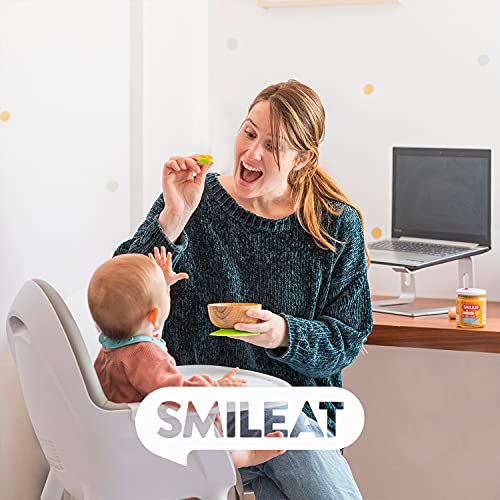 Smileat - Tarritos Ecológicos Multifrutas con Mango, Ingredientes Naturales, Para Bebés a partir de los 4 Meses - Pack de 12x130g - 1560g