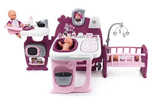 Smoby 220349 La Casa de Los Bebés Baby Nurse para Muñecos Bebé, multicolor, única , color/modelo surtido