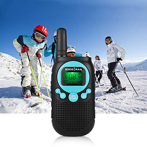 SOCOTRAN Walkie Talkies Los Mejores Regalos de cumpleaños para niños de Largo Alcance Radio de 2 vías Recargable PMR446 Niños Walkie Talkie Licencia Gratuita Radio Amateur Juguetes al Aire Libre