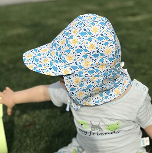 Sombreros de Cubo para niños de Secado rápido para niños de 3 Meses a 5 años Protección UV de ala Ancha para la Playa Gorros para el Sol Esenciales para Exteriores a5-2-5 Years Old