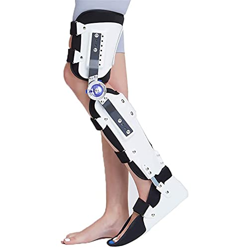 Soporte de articulación de tobillo ajustable para pierna, rodillera con bisagras para LCA / ligamentos / lesiones deportivas, fractura, recuperación posoperatoria, protección de menisco para hombres y