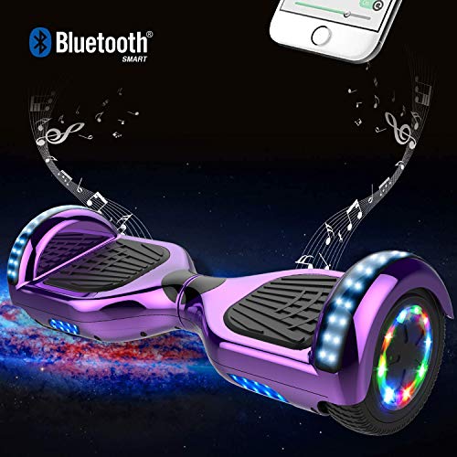 SOUTHERN WOLF Hoverboards Go Kart, Hoverboard con Silla, Luces LED de Rueda de Colores incorporadas y Bluetooth, Scooter eléctrico autoequilibrado de Motor de 2x350W, Regalos para niños