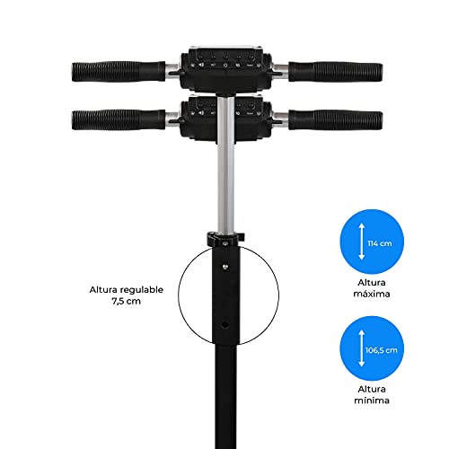 SPEED LION Patinete Eléctrico Plegable Negro Bronx 8 | Patinete Eléctrico Scooter Motor 350W | Patinete para Adultos y Adolescentes | hasta 25 Km/h y 20 Km Autonomía