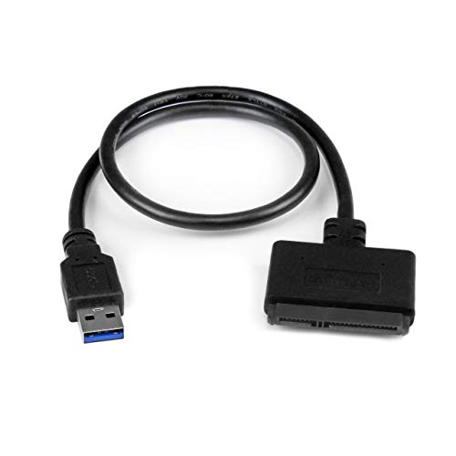 StarTech.com Cable Adaptador USB 3.0 con UASP a SATA III para Disco Duro de 2,5" - Cable Conversor para HDD SSD