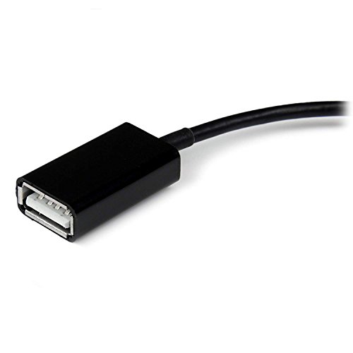 StarTech.com SDCOTG - Cable Adaptador USB OTG, USB A Hembra para Samsung Galaxy Tab, Negro