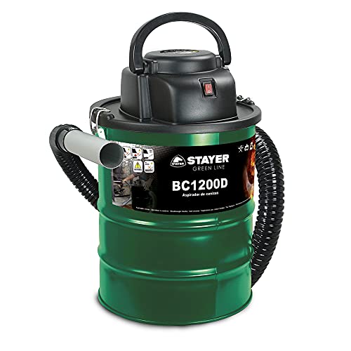 Stayer 1200D Aspirador de Ceniza BC 1200 D, W, 230 V, Verde, 0