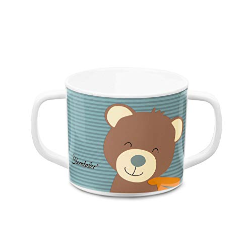 Sterntaler Taza con asa y accesorio para beber, Oso Ben, Edad: Para bebés a partir de 6 meses