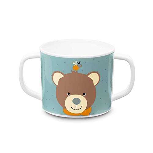 Sterntaler Taza con asa y accesorio para beber, Oso Ben, Edad: Para bebés a partir de 6 meses