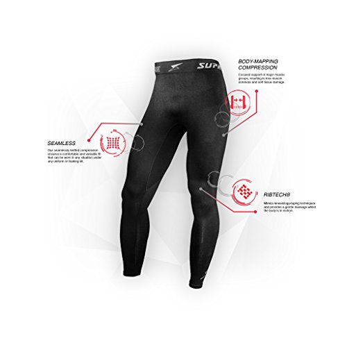 SUPACORE Mallas de compresión para recuperación de Hombres The World'S Only Seamless Ropa de compresión para Deportes, Entrenamientos y recuperación