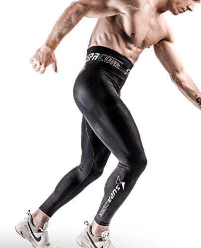 SUPACORE The World'S Only - Leggings de compresión para Hombre, sin Costuras, para Deportes, Entrenamientos y recuperación