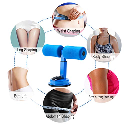 Surplex Sit-ups Barra Abdominal para Ejercicios con Bandas de Resistencia en rehabilitación, Ajustable Dispositivo Abdominal Accesorios para la casa, Fitness, Culturismo, Yoga, estiramientos, Danza