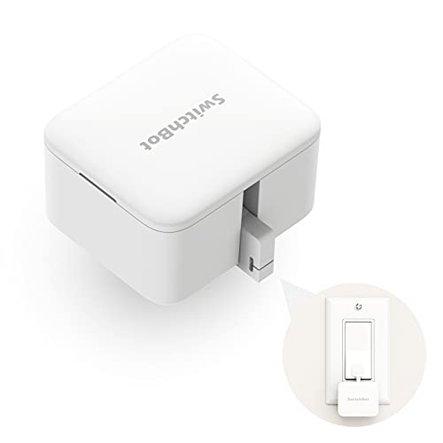 SwitchBot - Interruptor inteligente, sin cableado, aplicación inalámbrica o control de temporizador, añadir a SwitchBot Hub, compatible con Alexa, Google Home, HomePod, IFTTT