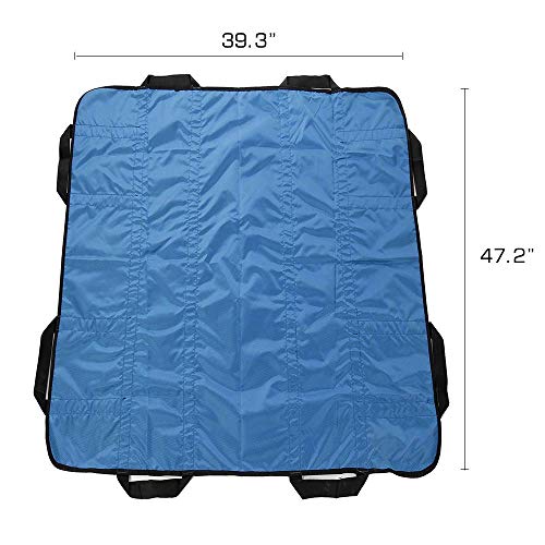 Tabla de transferencia deslizante Cinturón para paciente traslado correa dispositivos asistente cama cinturón transporte pacientes tabla deslizante posicionamiento bariátrico ayuda cuidador de 8 asas